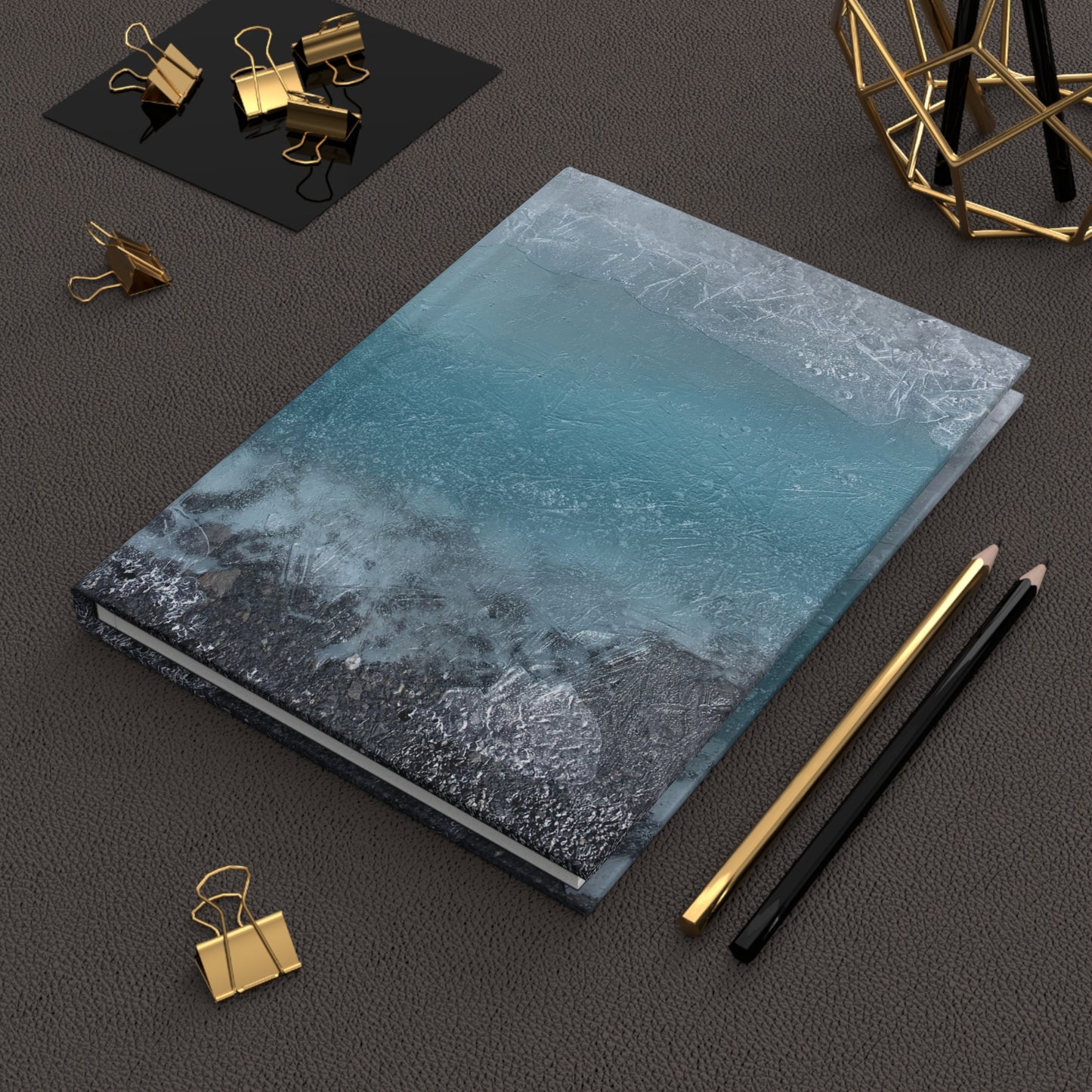 Glacier Ice Hardcover Journal